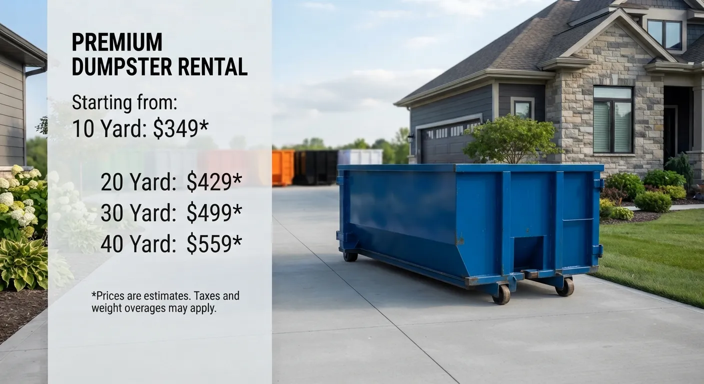 Dumpster Rental Cost in Avondale, AZ
